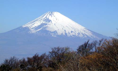 芦ノ湖スカイラインから望む富士山