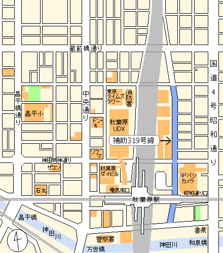 補助線街路第319号線(地図)