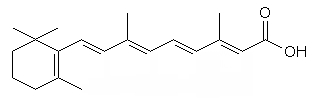 ビタミンA 全-transレチノイン酸 分子構造