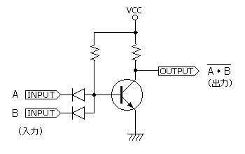 等価回路(否定論理積; NAND)