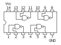 7400端子接続図