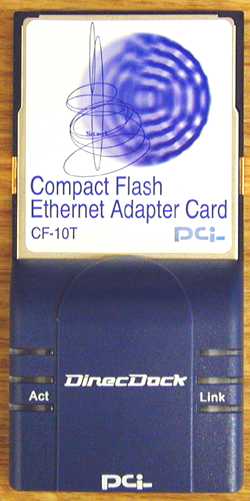 Comact Flash版Ethernet Card