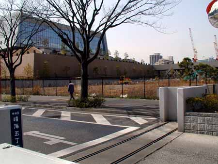 都道 環状2号線 晴海 予定地1