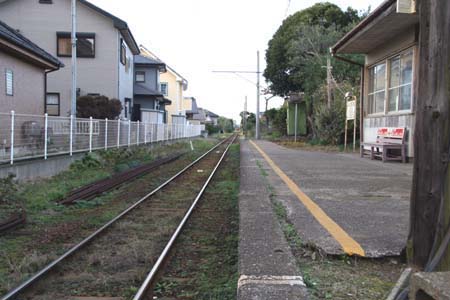 海鹿島駅 ホーム