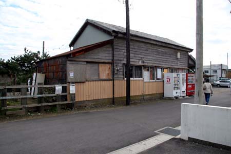 外川駅 駅舎 横