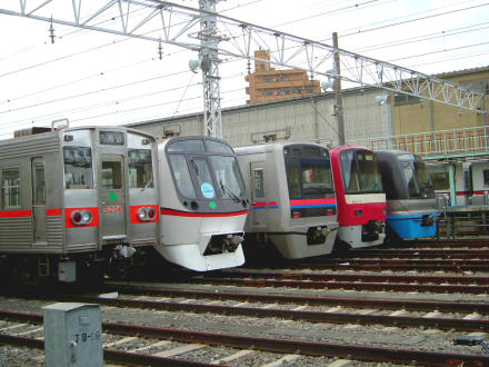 都営浅草線の電車(馬込車両基地)