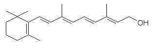 ビタミンA レチノール 分子構造