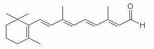 ビタミンA レチナール 分子構造