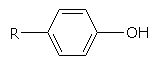 アルキルフェノールの基本構造
