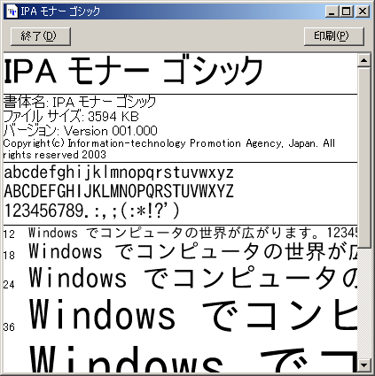 IPAモナーフォント