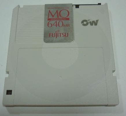 640MB MO オーバーライト