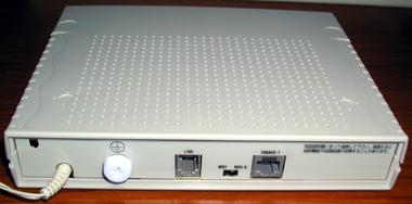 ADSLモデムN-Ⅱ DSL NC ATUR-E1 (裏面)