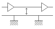 電位差で論理を表わす